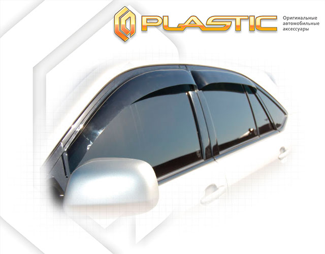 Ветровики дверей Classic полупрозрачный BYD S6  2011–н.в. СА Пластик
