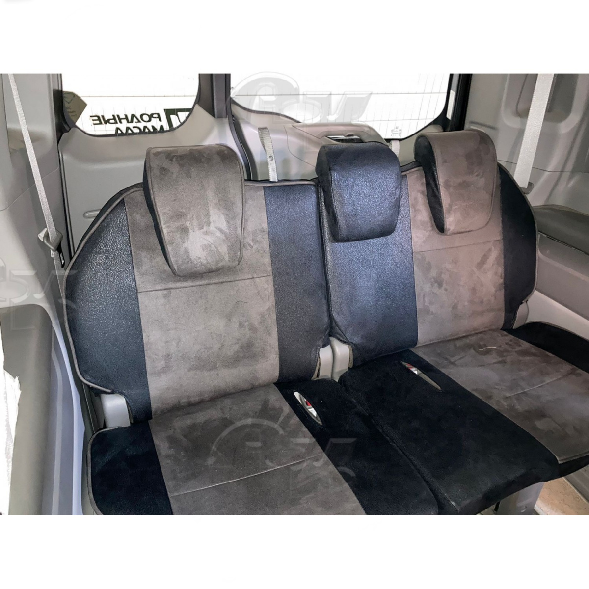 Чехлы из экокожи Honda Stepwgn V [RP] 04.2015-08.2017 (Мод.491.2) - 3 ряд Автокомфорт