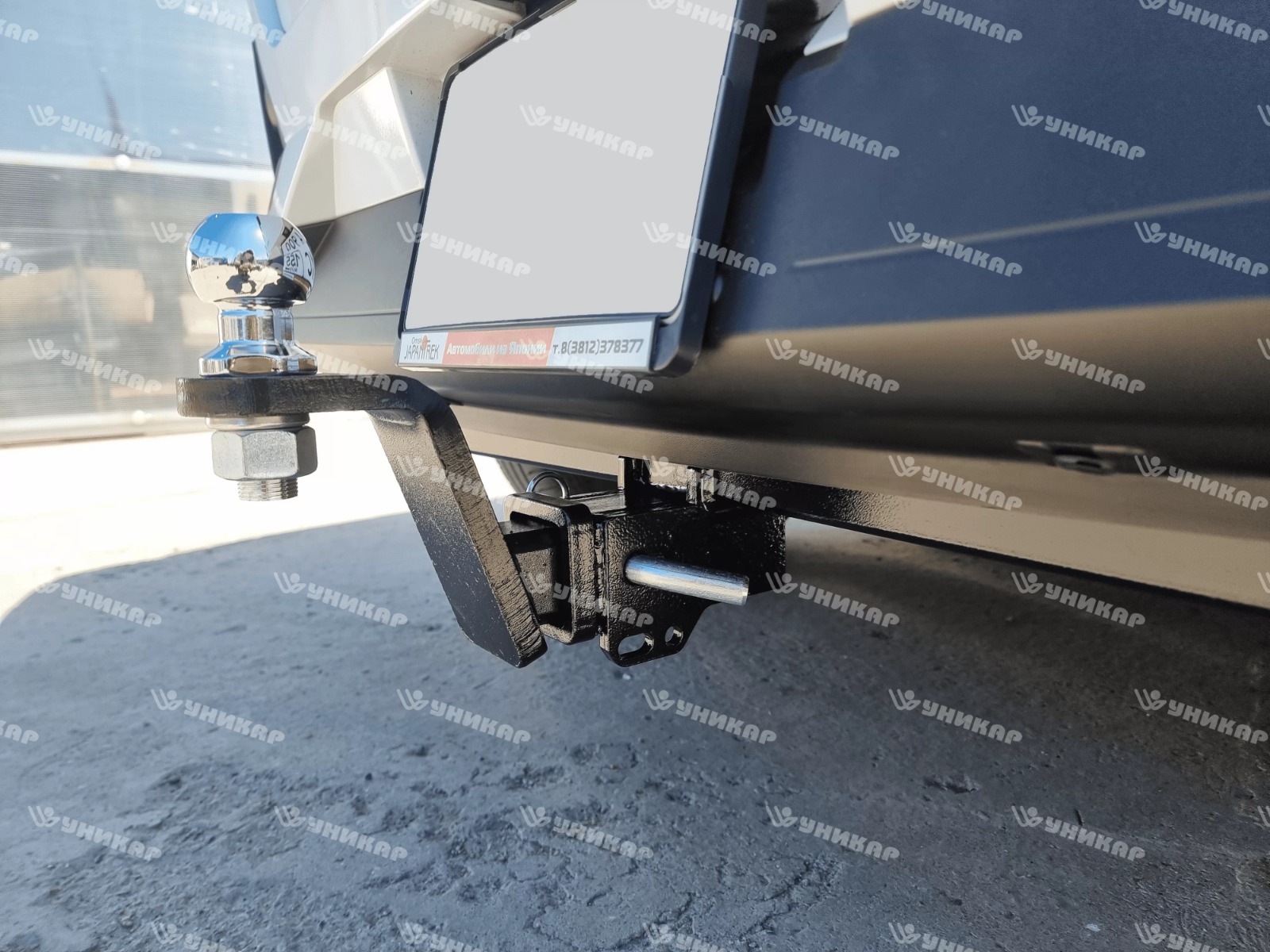 Фаркоп ТСУ Toyota Raize / Daihatsu Rocky 2019-  под квадрат тип E Уникар