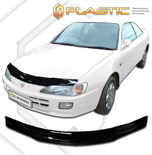 Дефлектор капота Classic черный Toyota Levin  1998 СА Пластик