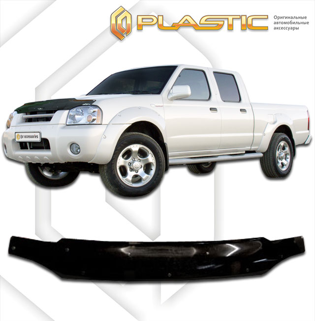 Дефлектор капота Classic черный Nissan Datsun  2003 СА Пластик