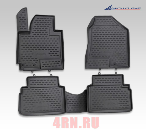 Коврики 3D в салон HYUNDAI i20 2009-> 4 шт. (полиуретан)