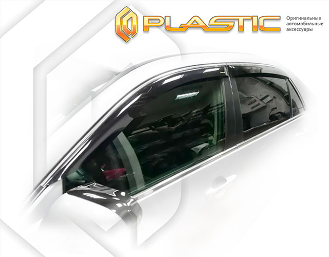 Ветровики дверей Classic полупрозрачный Honda Inspire  2003-2007 СА Пластик