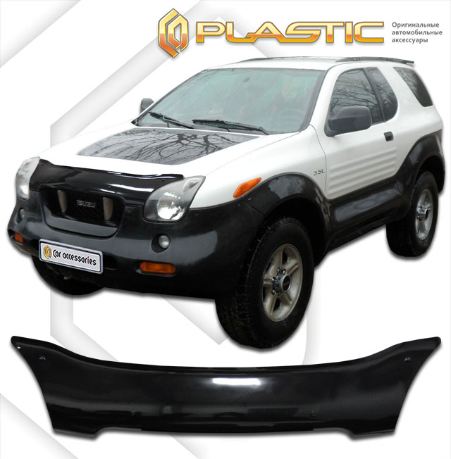 Дефлектор капота Classic черный Isuzu VehiCross  1997-2001 СА Пластик