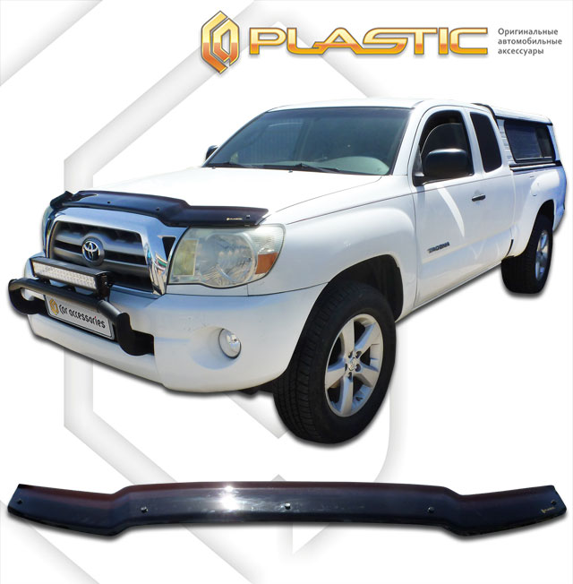 Дефлектор капота Classic черный Toyota Tacoma  2004-2011 СА Пластик