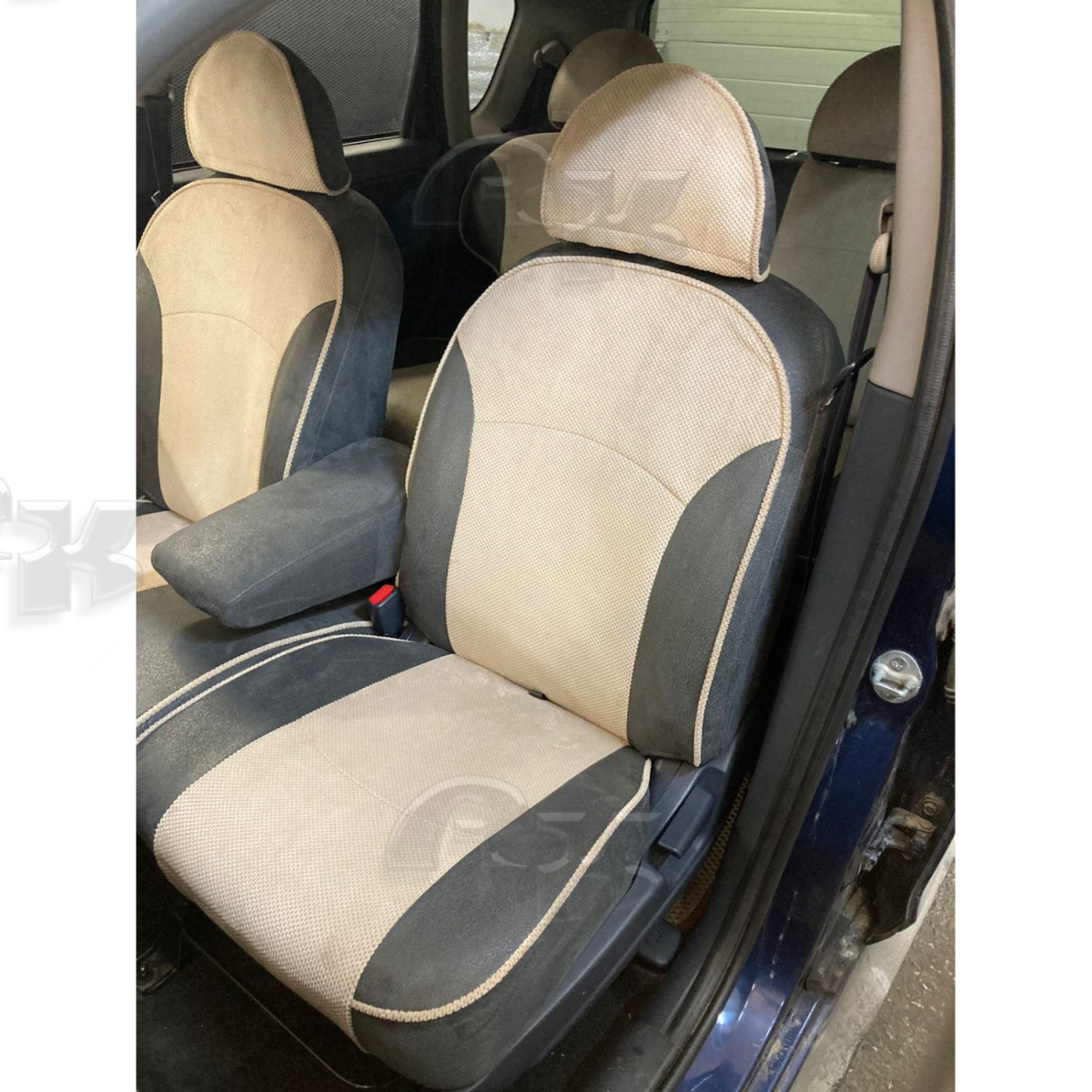 Чехлы из экокожи Mitsubishi Colt  2002-2008 (Мод.101.1) Автокомфорт