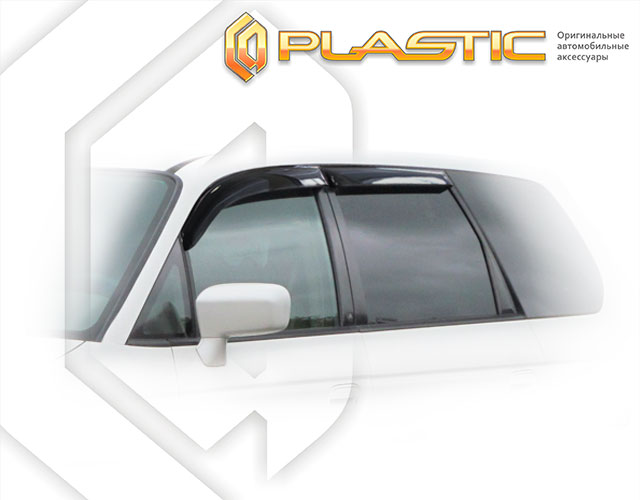 Ветровики дверей Classic полупрозрачный Honda Odyssey  1999-2003 СА Пластик
