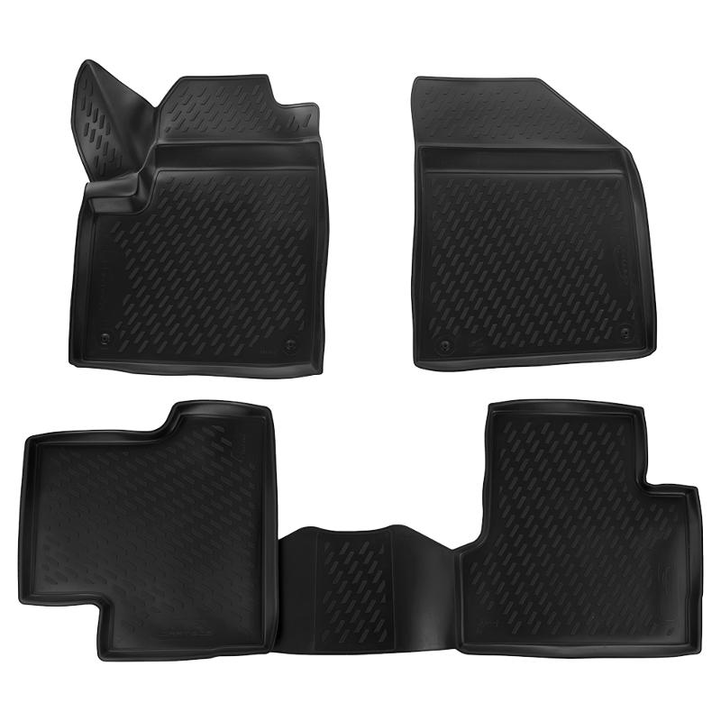 Коврики 3D в салон JEEP Cherokee, 2014 ->, 4 шт. (полиуретан)