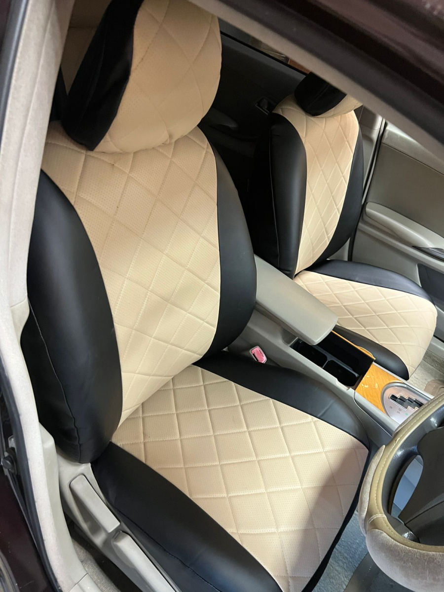 Чехлы из экокожи Toyota Premio / Allion 260 2007- 2021 Автостиль