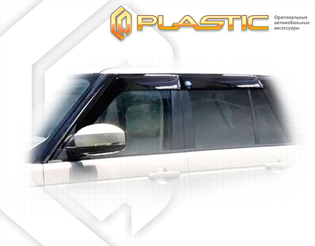 Ветровики дверей Classic полупрозрачный Land Rover Range Rover Voque  2012–н.в.  СА Пластик