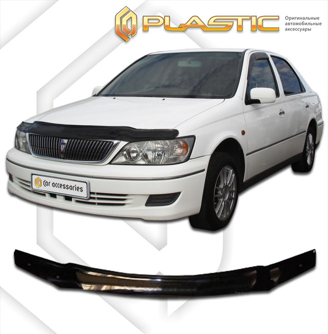 Дефлектор капота Classic черный Toyota Vista  1998-2000 СА Пластик