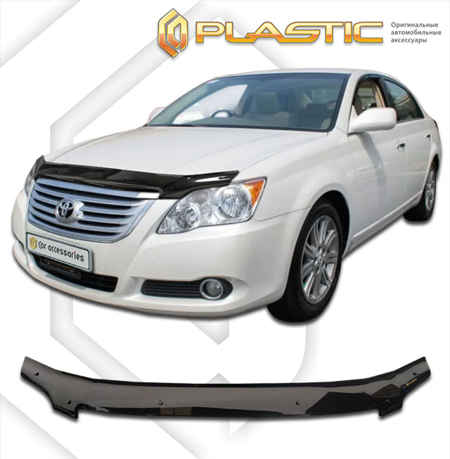 Дефлектор капота Classic черный Toyota Avalon  2007-2010 СА Пластик