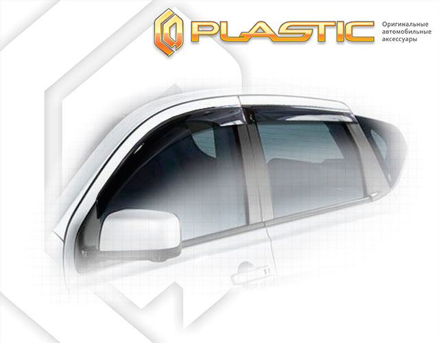 Ветровики дверей Classic полупрозрачный Nissan Dualis  2007–н.в. СА Пластик