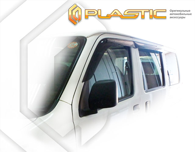 Ветровики дверей Classic полупрозрачный Daihatsu Hijet  2004–н.в. СА Пластик
