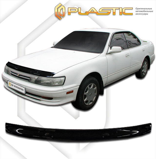 Дефлектор капота Classic черный Toyota Vista  1990-1994 СА Пластик
