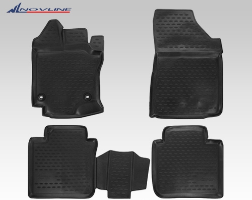 Коврики 3D салон TOYOTA Venza, 2013-> 4 шт. (полиуретан)