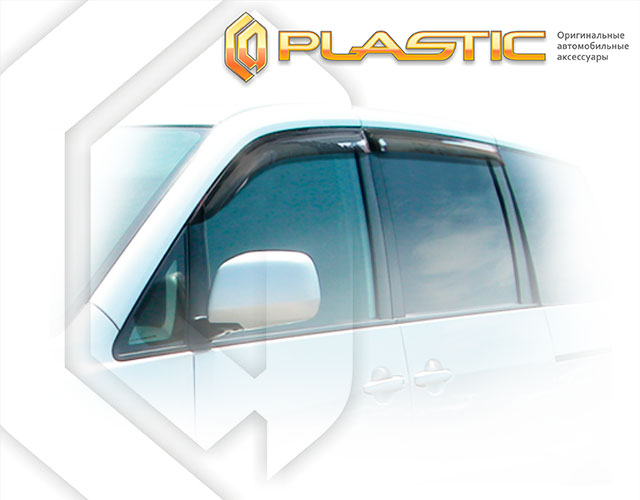 Ветровики дверей Classic полупрозрачный Toyota Voxy  2001-2007 СА Пластик