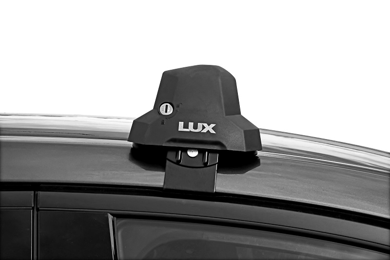 LUX CITY - багажник на крышу Subaru Impreza / XV  2016-2023 без рейлингов(дуги серые, 1,05м)