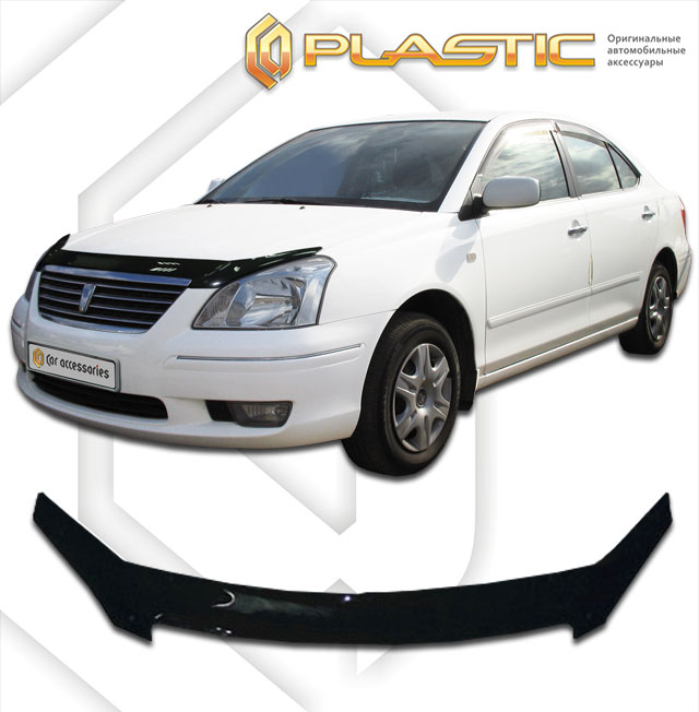 Дефлектор капота Classic черный Toyota Premio  2002-2006 СА Пластик