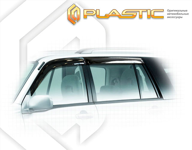 Ветровики дверей Classic полупрозрачный Suzuki Grand Vitara XL-7 2000-2006 СА Пластик
