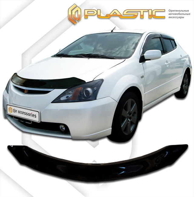 Дефлектор капота Classic черный Toyota Will VS 2001–2004 СА Пластик