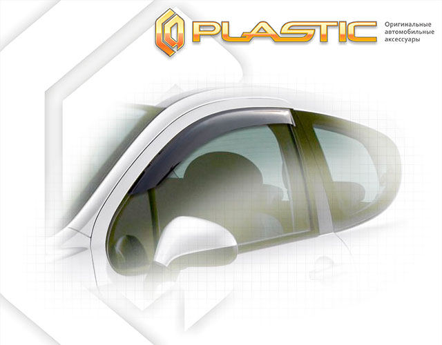 Ветровики дверей Classic полупрозрачный Peugeot 207 3 Door 2009 СА Пластик