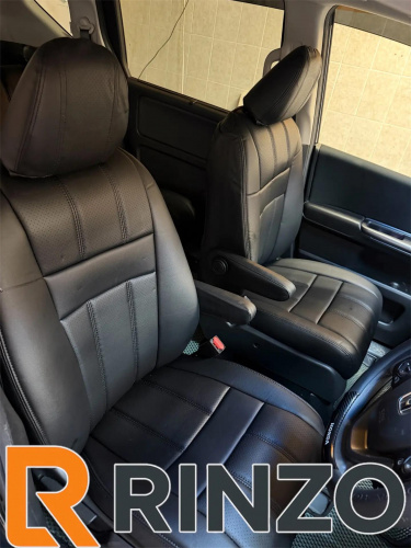 Чехлы Rinzo кожа PVC Honda Freed PLUS 2016-2024 / два ряда (черный) Vector