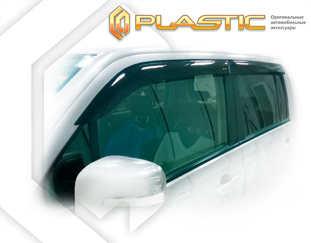 Ветровики дверей Classic полупрозрачный Suzuki Wagon R  2008-2011 СА Пластик