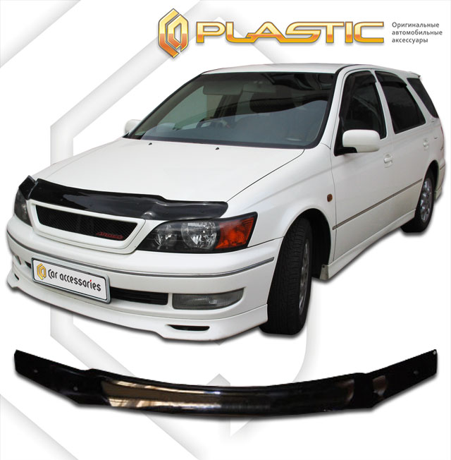 Дефлектор капота Classic черный Toyota Vista Ardeo 1998-2000 СА Пластик