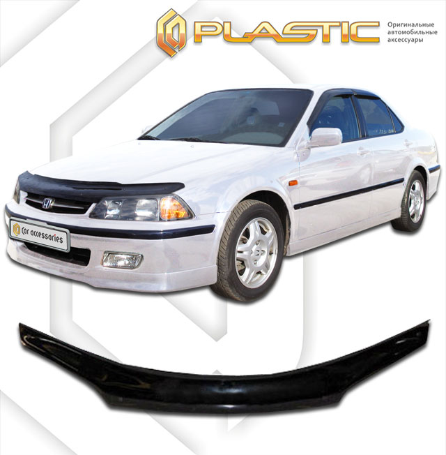 Дефлектор капота Classic черный Honda Torneo  1997-2001 СА Пластик