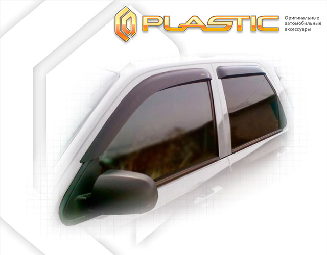Ветровики дверей Classic полупрозрачный Ford Maverick  2000-2007 СА Пластик