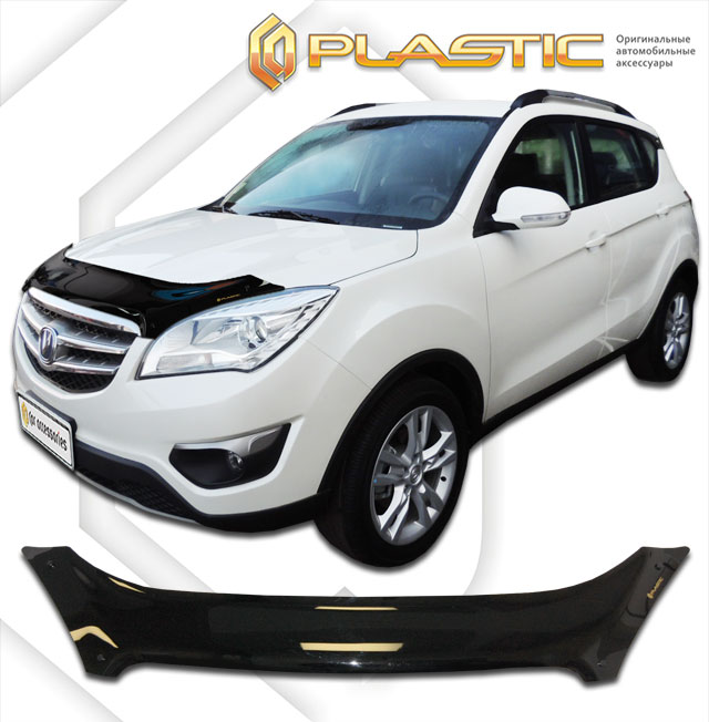 Дефлектор капота Classic черный Changan CS35  2013–н.в.  СА Пластик