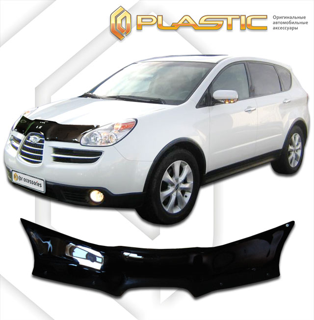 Дефлектор капота Classic черный Subaru Tribeca B9 2004–2007 СА Пластик