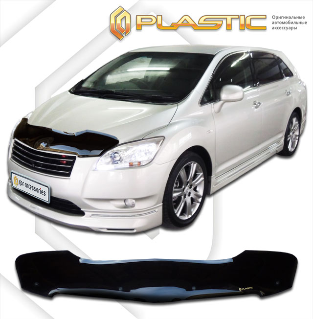Дефлектор капота Classic черный Toyota Mark X ZiO  2007–2011 СА Пластик