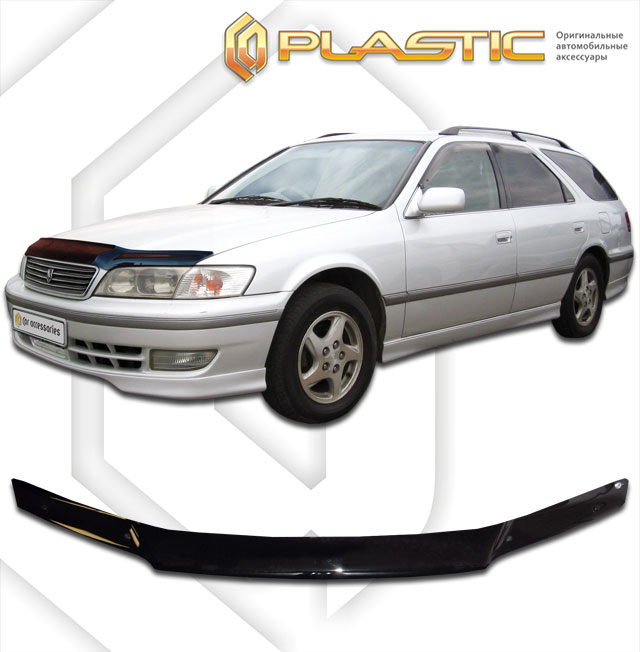 Дефлектор капота Classic черный Toyota Mark-2 Qualis 1997-2002 СА Пластик