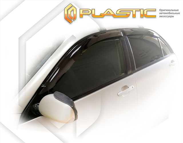 Ветровики дверей Classic полупрозрачный Toyota Verossa  2001-2004 СА Пластик