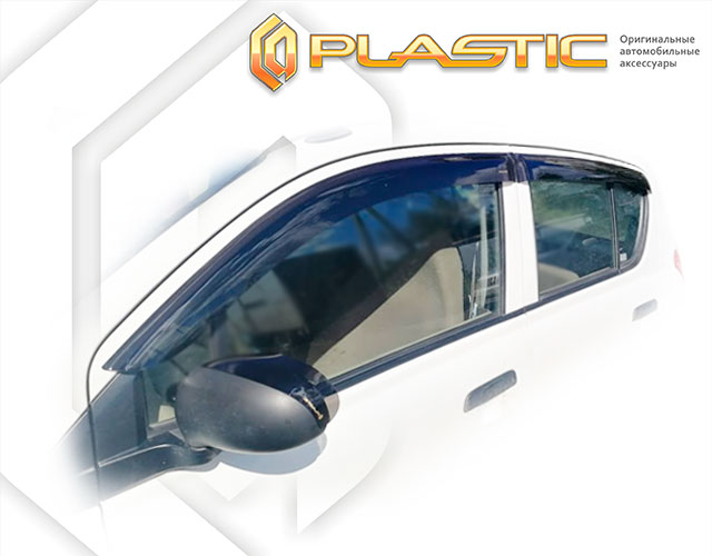 Ветровики дверей Classic полупрозрачный Suzuki Alto  2010-2014 СА Пластик