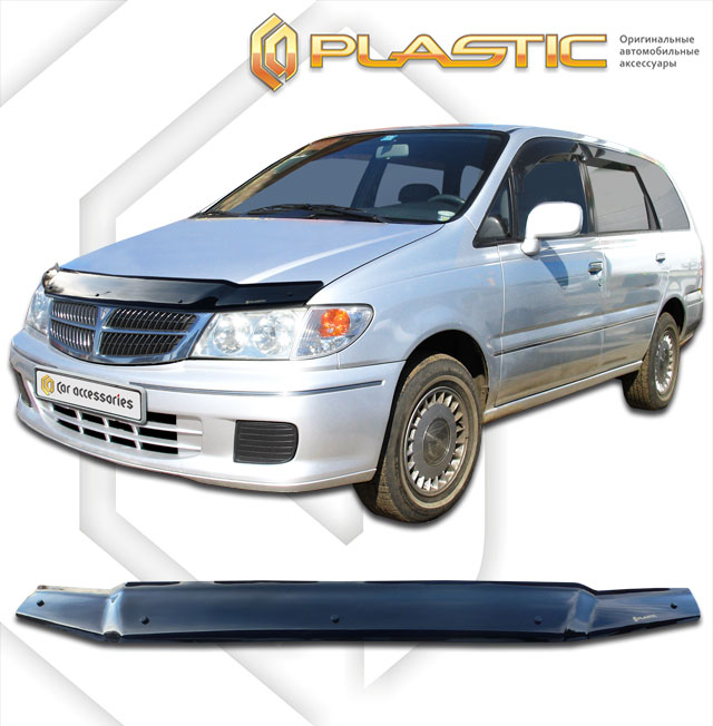 Дефлектор капота Classic черный Nissan Presage  1998-2001 СА Пластик