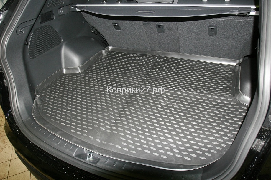 Коврик в багажник HYUNDAI Santa Fe, 2012-> кросс. (полиуретан)