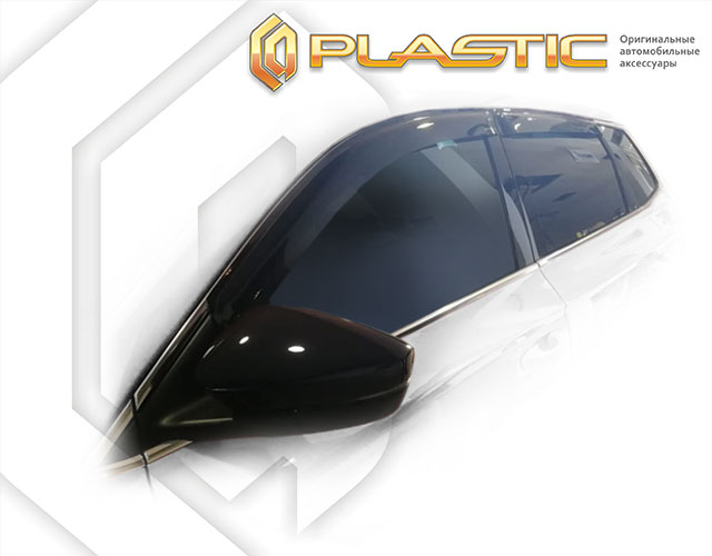 Ветровики дверей Classic полупрозрачный Volkswagen Taos  2020-н.в.  СА Пластик