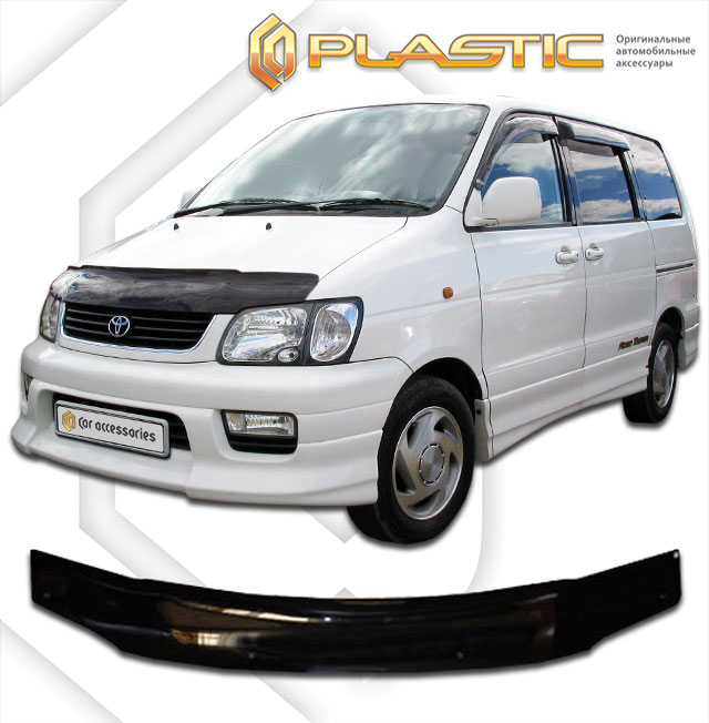 Дефлектор капота Classic черный Toyota Town ACE  1996-2001 СА Пластик