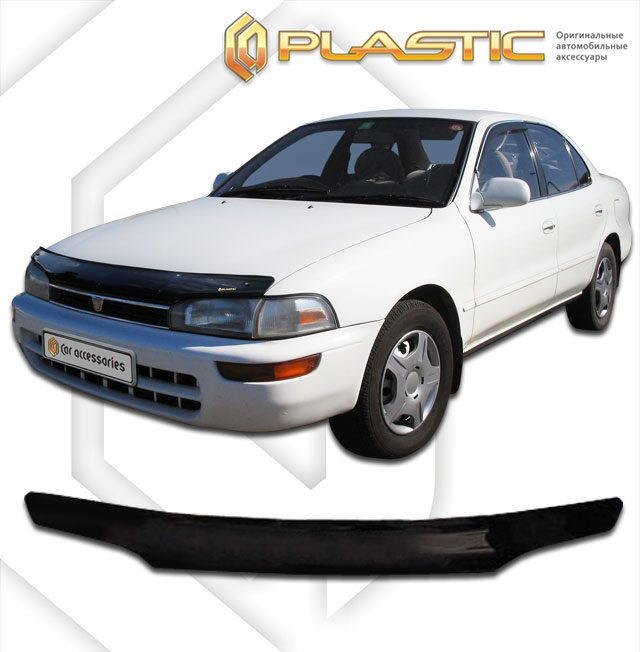 Дефлектор капота Classic черный Toyota Sprinter  1991-1995 СА Пластик