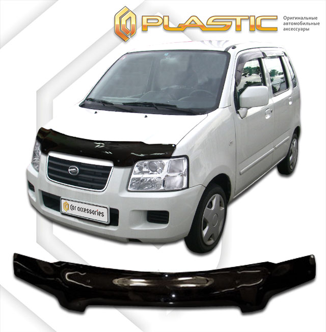 Дефлектор капота Classic черный Chevrolet MW  2001-2010 СА Пластик