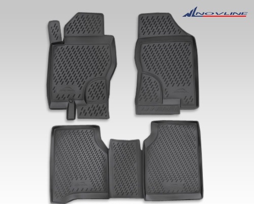 Коврики в салон NISSAN Navara АКПП 2005->, 4 шт. (полиуретан)