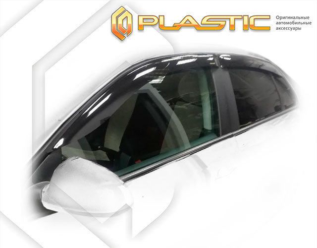 Ветровики дверей Classic полупрозрачный Volkswagen Jetta  2006-2010 СА Пластик