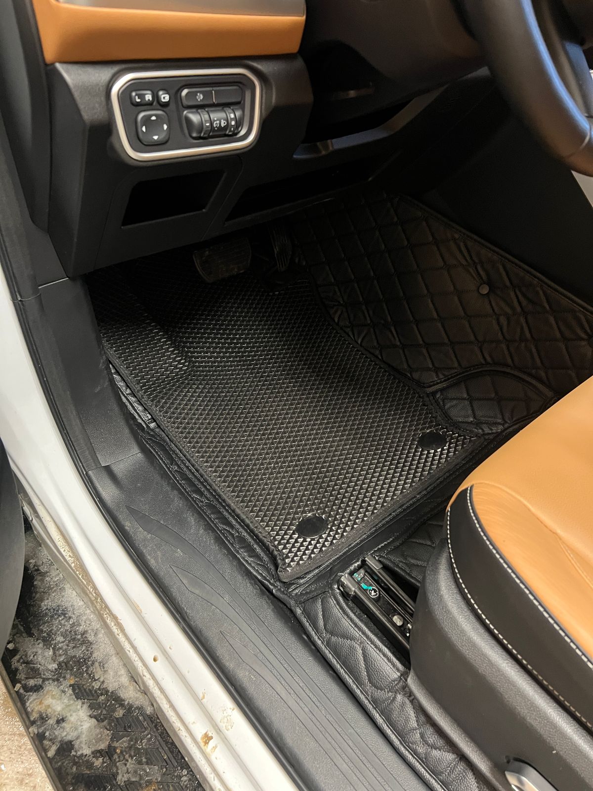 Кожаные коврики в салон 3D Great Wall Poer пикап, 2021 - н.в.