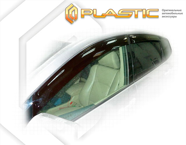 Ветровики дверей Classic полупрозрачный Subaru Tribeca B9 2004–2007 СА Пластик