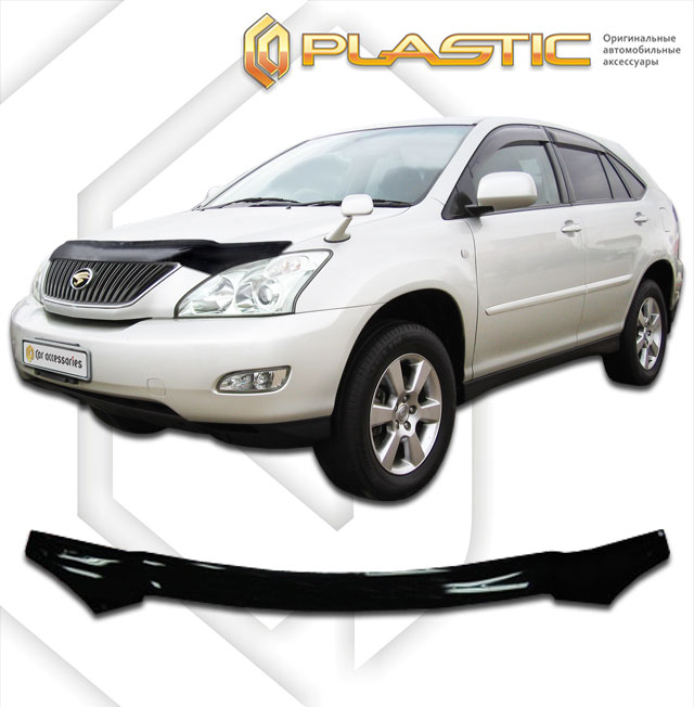 Дефлектор капота Classic черный Lexus RX  2003-2009 СА Пластик
