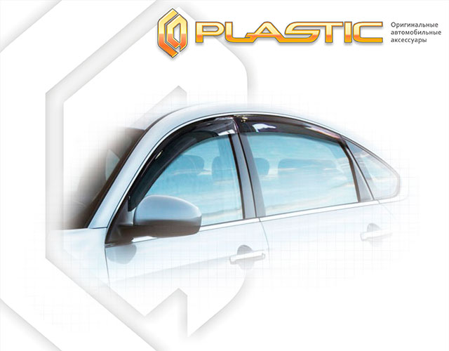 Ветровики дверей Classic полупрозрачный Nissan Bluebird Sylphy  2005-2012 СА Пластик