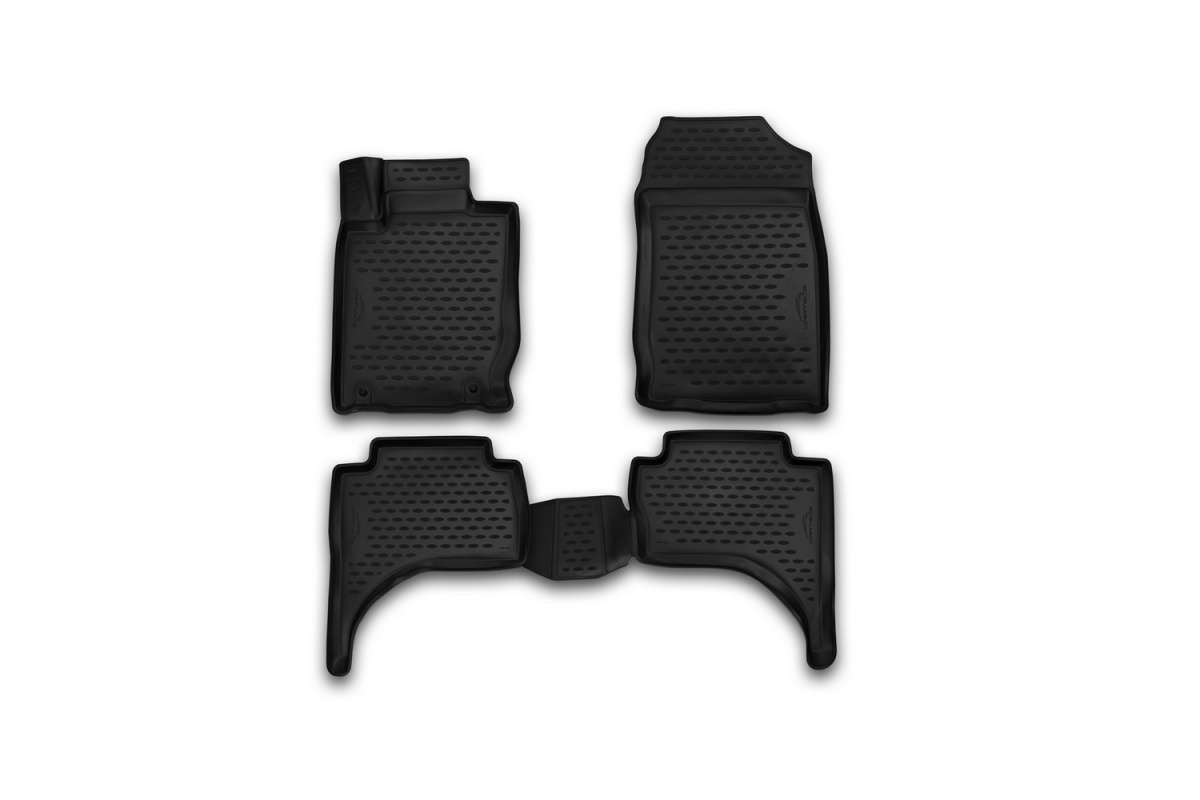 Коврики 3D в салон MITSUBISHI L200, 2020-> 4 шт. (полиуретан)